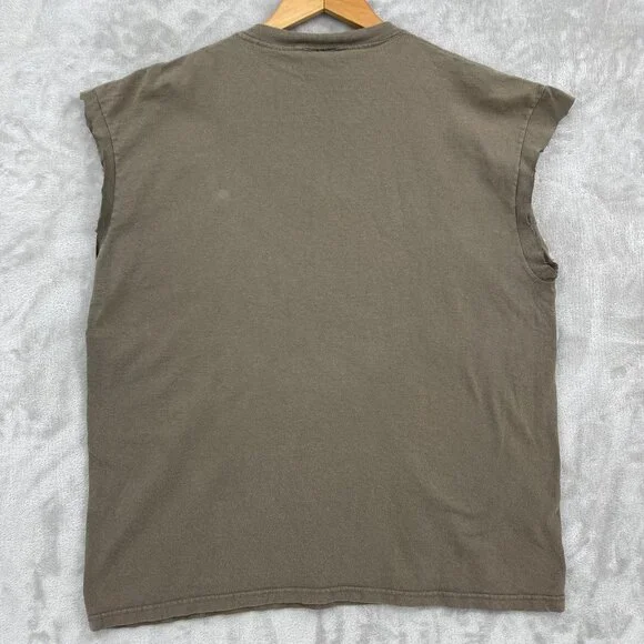 Nike ACG Vintage Dog Your Last Trick Graphic Cut Off Tee USA Made Brown - Picture 7 of 11